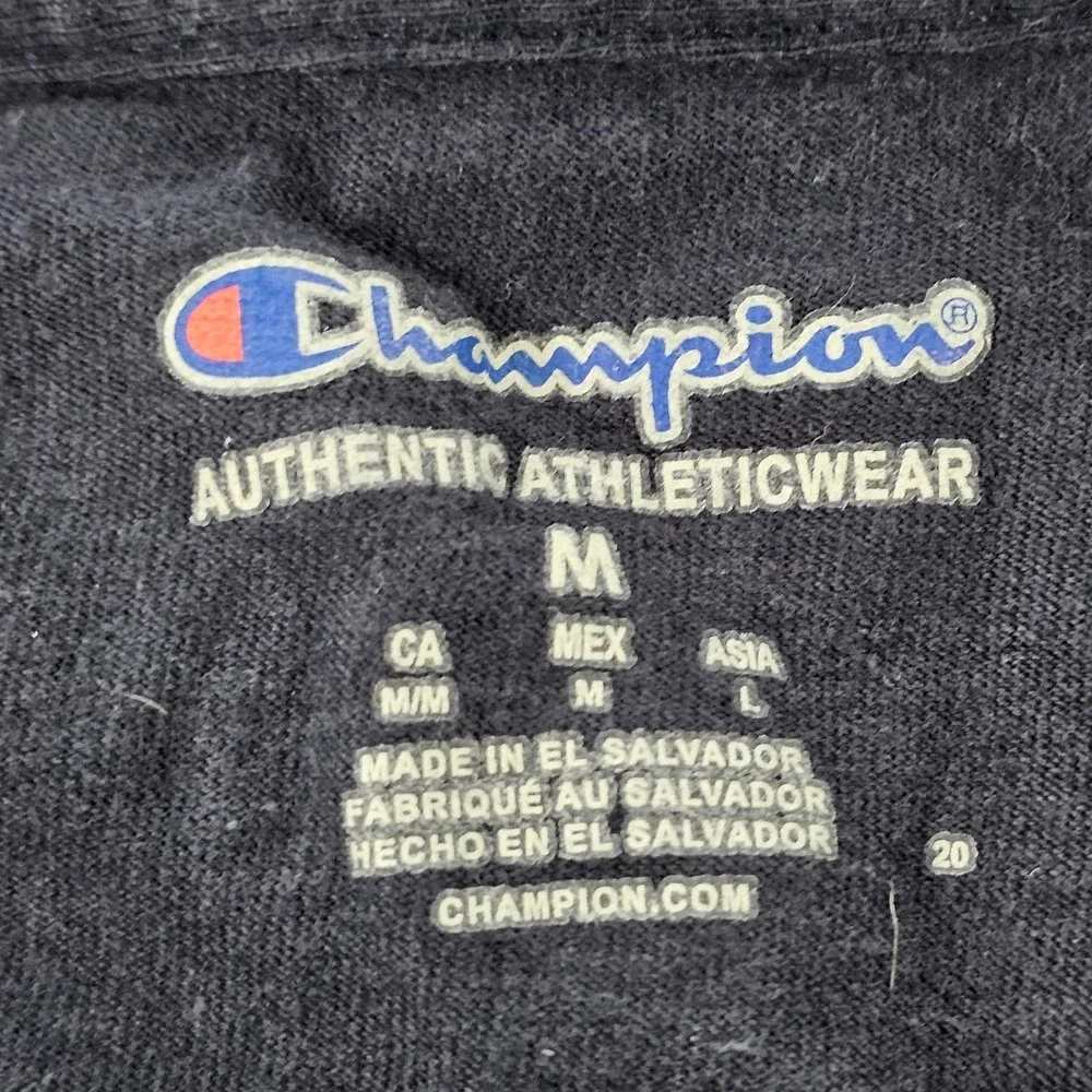 Champion New York City Blue Short Sleeve Cotton T-Shirt Men's M - Picture 5 of 9